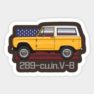 Yellow 289 Sticker